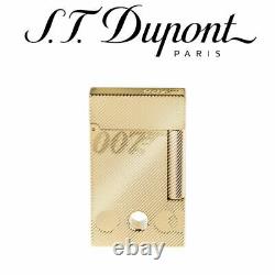 St Dupont James Bond 007 Line 2 Limited Edition Gold Lighter 16318 016318 Ligne