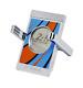 St Dupont Le Mans Limited Edition Cigar Cutter Stand Orange & Chrome 003489 3489