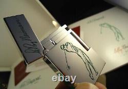 St Dupont Leroy Neiman Golf Limited Edition Line 2 Lighter Green Lacquer 16003