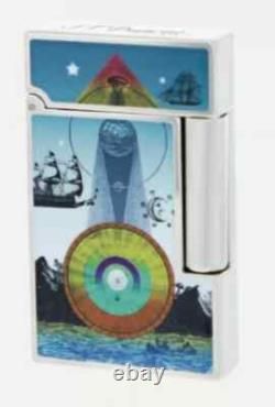 St Dupont Ligne Line 2 Lighter Row Eye Colorful Lacquer Limited Edition 16383