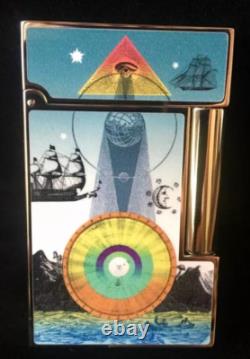 St Dupont Ligne Line 2 Lighter Row Eye Colorful Lacquer Limited Edition 16383