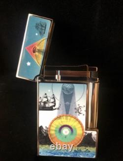 St Dupont Ligne Line 2 Lighter Row Eye Colorful Lacquer Limited Edition 16383