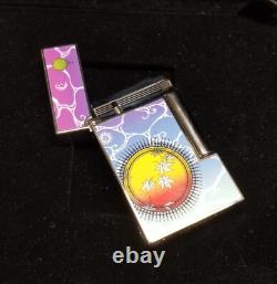 St Dupont Ligne Line 2 Lighter Row Eye Colorful Lacquer Limited Edition 16383