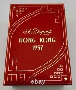 St Dupont Limited Edition 1997 Hong Kong Rollerball Pen Gold Red Lacquer 262/997
