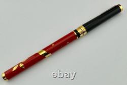 St Dupont Limited Edition 1997 Hong Kong Rollerball Pen Gold Red Lacquer 262/997