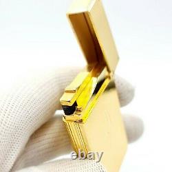 St Dupont- Limited Edition Trinidad- Rare L2 Gold Plated Lighter