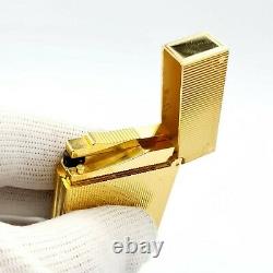 St Dupont- Limited Edition Trinidad- Rare L2 Gold Plated Lighter