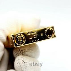 St Dupont- Limited Edition Trinidad- Rare L2 Gold Plated Lighter