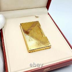 St Dupont- Limited Edition Trinidad- Rare L2 Gold Plated Lighter