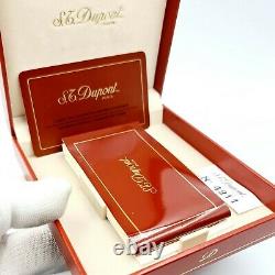 St Dupont- Limited Edition Trinidad- Rare L2 Gold Plated Lighter