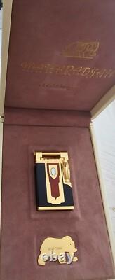 St Dupont Maharadjah Mother Of Pearl Ligne Line 2 Lighter Limited Edition Gold