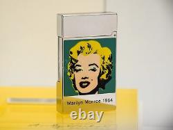 St Dupont Marilyn Monroe Lighter ANDY WARHOL Limited Edition NEW & Box