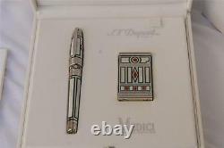 St. Dupont Medici Limited Edition Duo Set Lighter + Fountain Pen, Bnib # 165