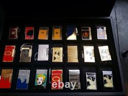 St Dupont Medici Limited Edition Line Ligne 2 Lighter From 2005 Green Stone #646