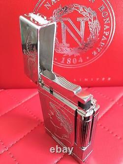 St Dupont Napoleon Linge 2 Line 2 Limited Edition Platinum Lighter And Pen Set