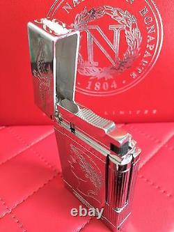 St Dupont Napoleon Linge 2 Line 2 Limited Edition Platinum Lighter And Pen Set