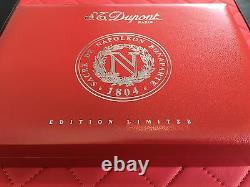 St Dupont Napoleon Linge 2 Line 2 Limited Edition Platinum Lighter And Pen Set