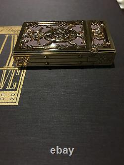 St Dupont Ny 5th Ave Ligne 2 Line 2 Limited Edition Gold Lighter Purple Lacquer