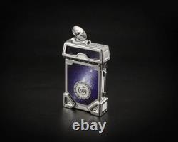 St Dupont Odyssey Prestige Limited Edition Ligne Line 2 Lighter Blue Lacquer
