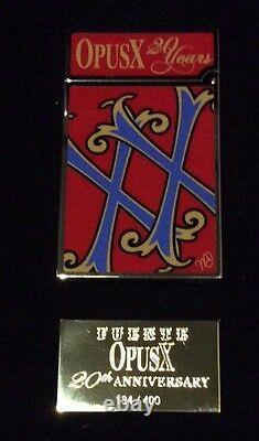 St Dupont Opus X Linge 2 Line 2 Limited Edition Gold Lighter Red Lacquer 2oth An