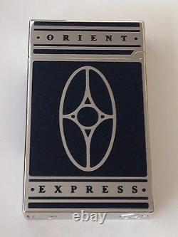 St Dupont Orient Express Linge Line 2 Limited Edition Palladium Lighter Lacquer