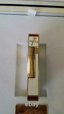 St Dupont Padron Limited Edition Gold W White Lacquer Linge Line 2 Lighter 50th