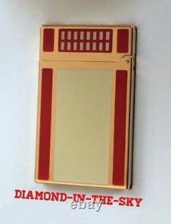 St Dupont Paul Garmirian Pg Line 2 Limited Edition Gold Lighter White Lacquer Re