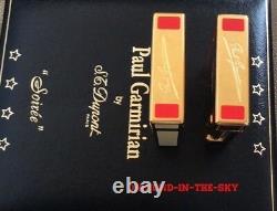 St Dupont Pg Matching Set Line 2 Limited Edition Lighters Gold Black White #167