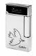 St Dupont Picasso Dove Line 2 Limited Edition Palladium Lighter Black Lacquer