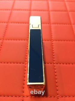 St Dupont Rendez-vous Moon Linge 2 Line 2 Limited Edition Silver Lighter Blue La