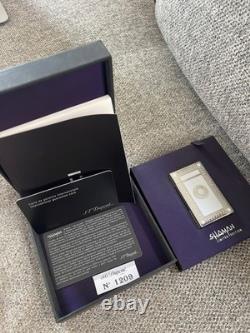 St. Dupont Shaman Lighter Line 2 Limited Edition 2005 White Pearlised Lacquer