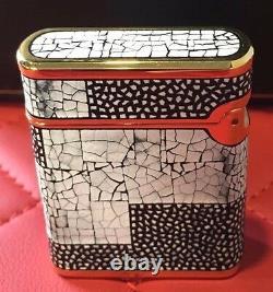 St Dupont Soubreny Maki E Limited Edition Eggshell Gold Lighter Lacquer Bnib