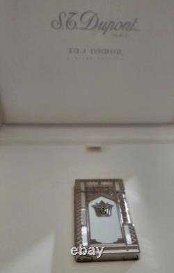 St Dupont Taj Mahal Mother Of Pearl Ligne Line 2 Lighter Limited Edition 16460