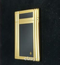 St Dupont Tiger Limited Edition Line Ligne 2 Gold Lighter Only 999 Made 1998