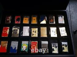 St Dupont Tiger Limited Edition Line Ligne 2 Gold Lighter Only 999 Made 1998