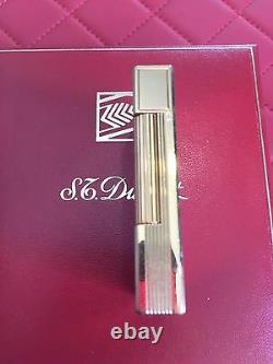 St Dupont Trinidad Linge Line 2 Limited Edition Gold Lighter Lacquer Habanera