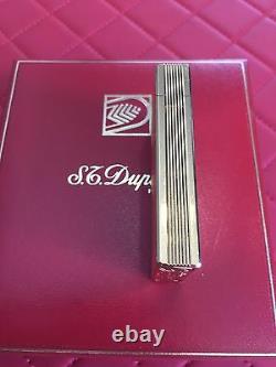 St Dupont Trinidad Linge Line 2 Limited Edition Gold Lighter Lacquer Habanera