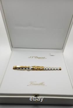 St Dupont Versailles Limited Edition Fountain Pen Gold White Lacquer 2006 #336