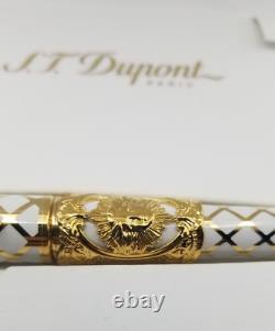 St Dupont Versailles Limited Edition Fountain Pen Gold White Lacquer 2006 #336