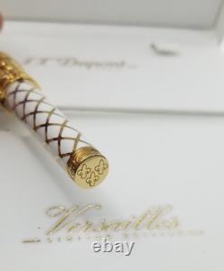 St Dupont Versailles Limited Edition Fountain Pen Gold White Lacquer 2006 #336