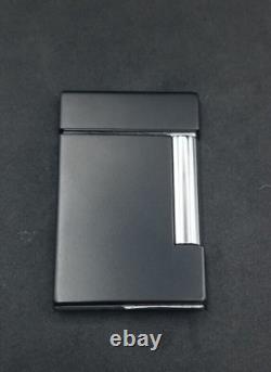 St Dupont White Flag Limited Edition Line Ligne 8 Matt Black Lighter 25120