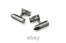 St Dupont Wild West Cufflinks Limited Edition Platinum St005546 5546 New In Box