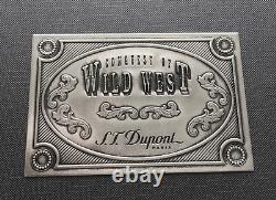 St Dupont Wild West Cufflinks Limited Edition Platinum St005546 5546 New In Box