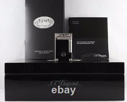 St Dupont Wild West Linge Line 2 Limited Edition Platinum Lighter Black Lacquer