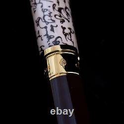 St Dupont William Shakespeare Limited Edition Ballpoint Pen Brown Lacquer Gold