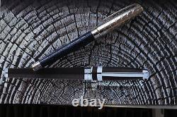 Stunning S. T. DUPONT OLYMPIO ALLIGATOR & PALLADIUM Fountain pen Limited Edition