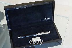 Stunning S. T. DUPONT OLYMPIO ALLIGATOR & PALLADIUM Fountain pen Limited Edition