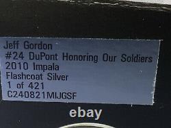 U5-4 Jeff Gordon #24 Dupont Honoring Our Soldiers / Flashcoat -2010 Chevy Impala