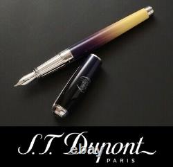 UNUSED S. T. Dupont Monte Cristo Nuit Fountain pen Limited Edition Nib F RARE