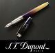 Unused S. T. Dupont Monte Cristo Nuit Fountain Pen Limited Edition Nib F Rare